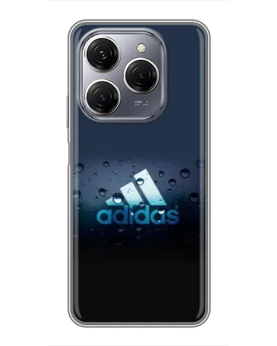 Чехол для TECNO Spark 20 Pro с картинкой «Adidas Water Drops»