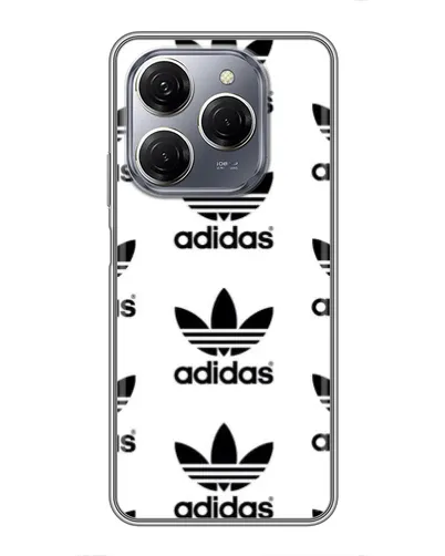 Чехол для TECNO Spark 20 Pro с картинкой «Adidas Pattern»