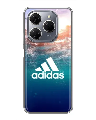 Чехол для TECNO Spark 20 Pro с картинкой «Океанская глубина адидас»