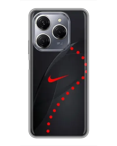 Чехол для TECNO Spark 20 Pro с картинкой «Абстрактный дизайн Nike»