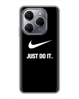 Чехол для TECNO Spark 20 Pro с картинкой «Классический принт Nike»