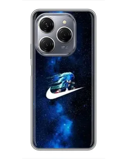 Чехол для TECNO Spark 20 Pro с картинкой «Звездный путь Nike»
