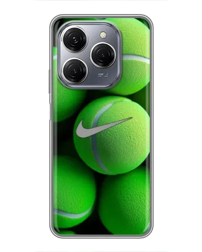 Чехол для TECNO Spark 20 Pro с картинкой «Теннисные мячи Найк»