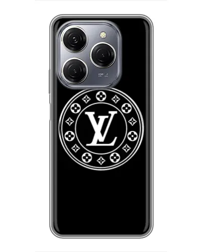 Чехол для TECNO Spark 20 Pro с картинкой «LV — печать стиля»