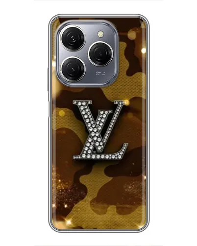 Чехол для TECNO Spark 20 Pro с картинкой «Камуфляжный Louis Vuitton»