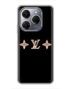 Чехол для TECNO Spark 20 Pro с картинкой «Louis Vuitton — минимализм»