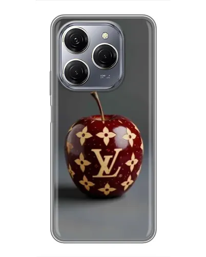Чехол для TECNO Spark 20 Pro с картинкой «Красное яблоко LV»