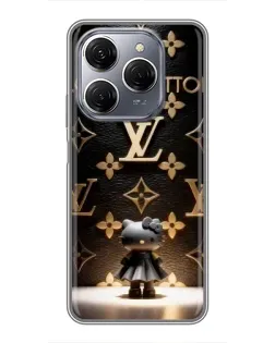 Чехол для TECNO Spark 20 Pro с картинкой «Монограмма с фигурой»