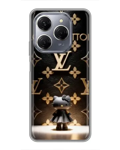 Чехол для TECNO Spark 20 Pro с картинкой «Монограмма с фигурой»