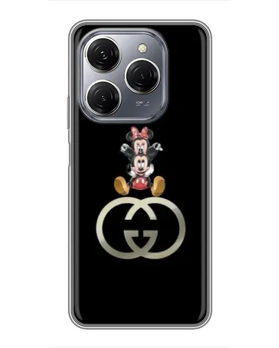Чехол для TECNO Spark 20 Pro с картинкой «Минни Маус на лого» Чехол для TECNO Spark 20 Pro с картинкой «Минни Маус на лого»