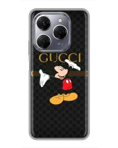 Чехол для TECNO Spark 20 Pro с картинкой «Микки Маус Gucci» Чехол для TECNO Spark 20 Pro с картинкой «Микки Маус Gucci»