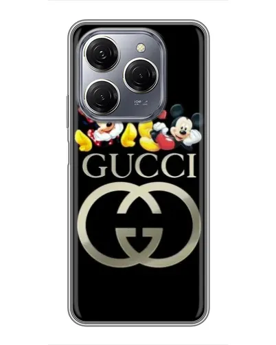 Чехол для TECNO Spark 20 Pro с картинкой «Gucci — герои Disney» Чехол для TECNO Spark 20 Pro с картинкой «Gucci — герои Disney»