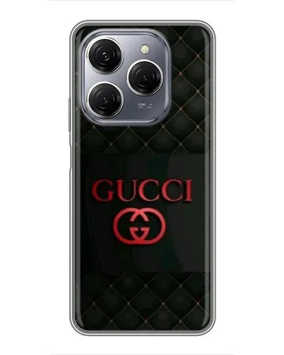 Чехол для TECNO Spark 20 Pro с картинкой «Gucci — стеганый черный» Чехол для TECNO Spark 20 Pro с картинкой «Gucci — стеганый черный»