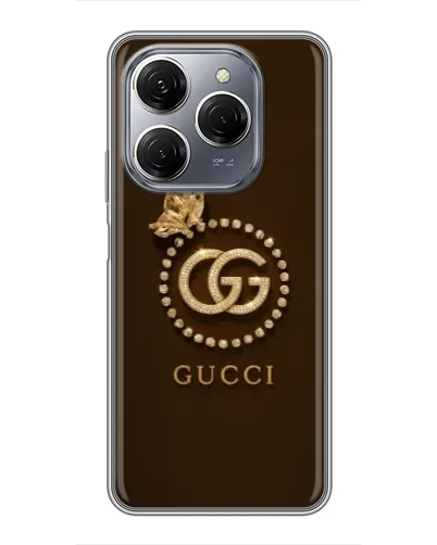 Чехол для TECNO Spark 20 Pro с картинкой «Gucci — золотая бабочка» Чехол для TECNO Spark 20 Pro с картинкой «Gucci — золотая бабочка»