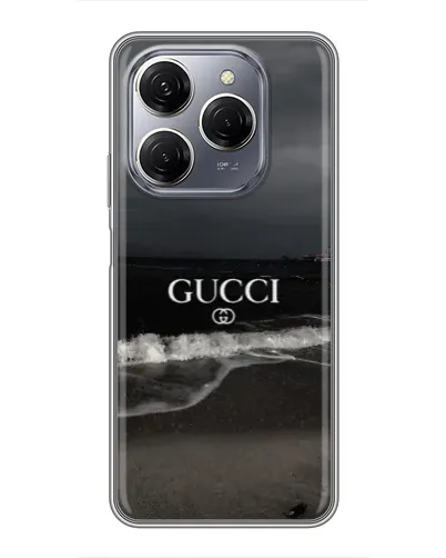 Чехол для TECNO Spark 20 Pro с картинкой «Gucci — морской прибой» Чехол для TECNO Spark 20 Pro с картинкой «Gucci — морской прибой»