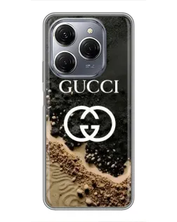 Чехол для TECNO Spark 20 Pro с картинкой «Gucci — песчаные дюны»