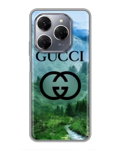 Чехол для TECNO Spark 20 Pro с картинкой «Gucci — горный пейзаж» Чехол для TECNO Spark 20 Pro с картинкой «Gucci — горный пейзаж»
