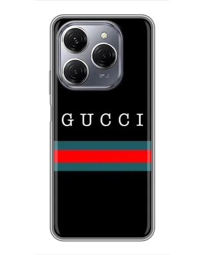Чехол для TECNO Spark 20 Pro с картинкой «Gucci — красный пояс» Чехол для TECNO Spark 20 Pro с картинкой «Gucci — красный пояс»