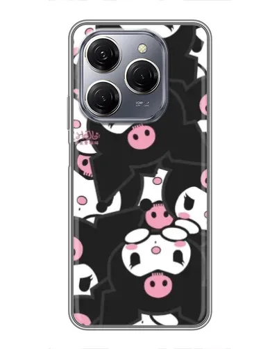 Чехол для TECNO Spark 20 Pro с картинкой «Паттерн голов Куроми»