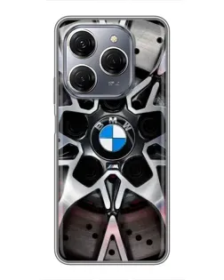 Чехол для TECNO Spark 20 Pro с картинкой «BMW — деталь диска»