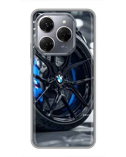 Чехол для TECNO Spark 20 Pro с картинкой «Колесо BMW вблизи» Чехол для TECNO Spark 20 Pro с картинкой «Колесо BMW вблизи»