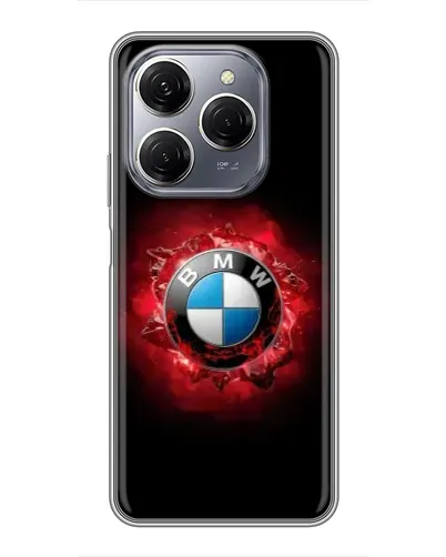 Чехол для TECNO Spark 20 Pro с картинкой «Логотип BMW — вспышка» Чехол для TECNO Spark 20 Pro с картинкой «Логотип BMW — вспышка»