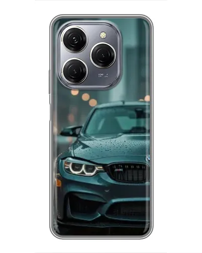 Чехол для TECNO Spark 20 Pro с картинкой «BMW в огнях города» Чехол для TECNO Spark 20 Pro с картинкой «BMW в огнях города»