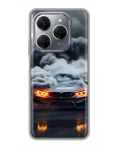 Чехол для TECNO Spark 20 Pro с картинкой «BMW в дыму» Чехол для TECNO Spark 20 Pro с картинкой «BMW в дыму»