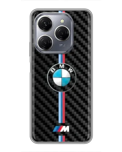 Чехол для TECNO Spark 20 Pro с картинкой «Эмблема BMW и карбон» Чехол для TECNO Spark 20 Pro с картинкой «Эмблема BMW и карбон»