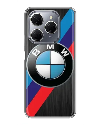 Чехол для TECNO Spark 20 Pro с картинкой «BMW M-stripes стиль» Чехол для TECNO Spark 20 Pro с картинкой «BMW M-stripes стиль»