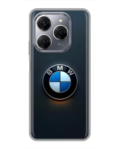 Чехол для TECNO Spark 20 Pro с картинкой «Логотип BMW — минимализм» Чехол для TECNO Spark 20 Pro с картинкой «Логотип BMW — минимализм»