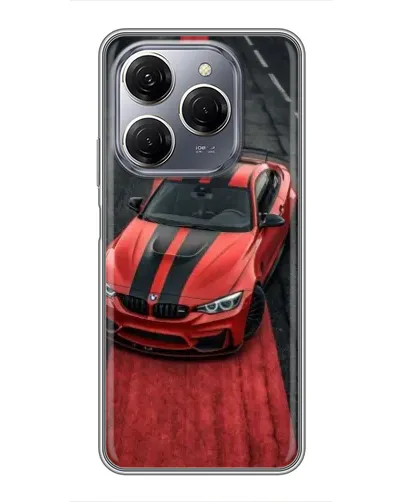 Чехол для TECNO Spark 20 Pro с картинкой «BMW на красной дорожке» Чехол для TECNO Spark 20 Pro с картинкой «BMW на красной дорожке»