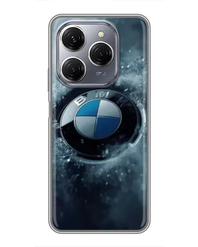 Чохол для TECNO Spark 20 Pro з картинкою «Логотип BMW — лід» Чохол для TECNO Spark 20 Pro з картинкою «Логотип BMW — лід»
