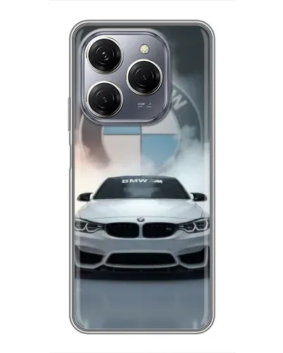 Чохол для TECNO Spark 20 Pro з картинкою «BMW в білому диму» Чохол для TECNO Spark 20 Pro з картинкою «BMW в білому диму»
