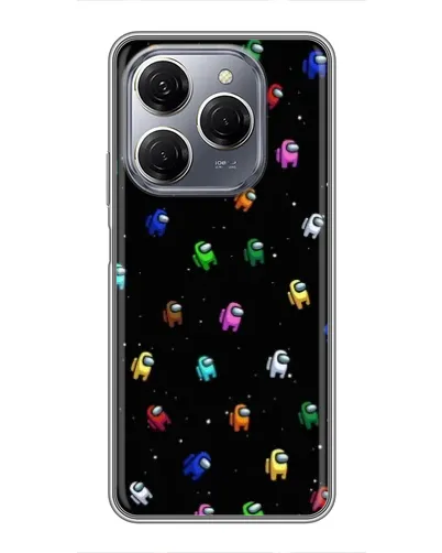 Чехол для TECNO Spark 20 Pro с картинкой «Экипаж Among Us»