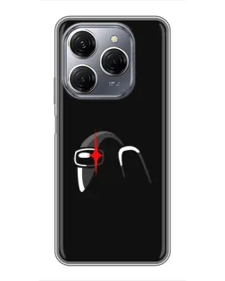 Чохол для TECNO Spark 20 Pro з картинкою «Among Us шолом»