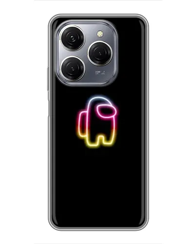 Чехол для TECNO Spark 20 Pro с картинкой «Among Us градиент»
