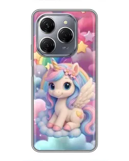 Чехол для TECNO Spark 20 Pro с картинкой «Маленький единорог» Чехол для TECNO Spark 20 Pro с картинкой «Маленький единорог»