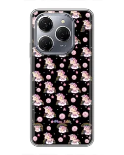 Чехол для TECNO Spark 20 Pro с картинкой «Magic Unicorn паттерн»