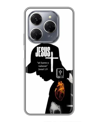 Чехол для TECNO Spark 20 Pro с картинкой «Духовный Воин»