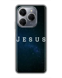 Чехол для TECNO Spark 20 Pro с картинкой «Звездное небо Jesus»