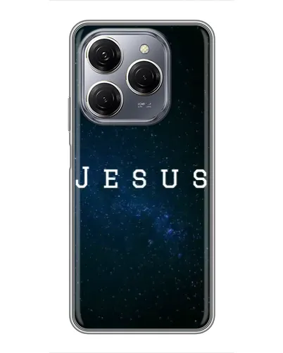 Чехол для TECNO Spark 20 Pro с картинкой «Звездное небо Jesus»