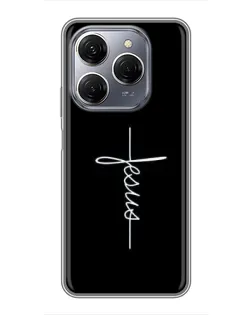Чехол для TECNO Spark 20 Pro с картинкой «Тонкая линия веры»