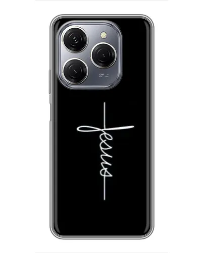 Чехол для TECNO Spark 20 Pro с картинкой «Тонкая линия веры»
