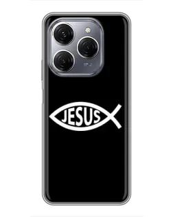 Чехол для TECNO Spark 20 Pro с картинкой «Классический Jesus»