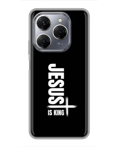 Чехол для TECNO Spark 20 Pro с картинкой «Вертикаль веры Jesus»