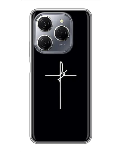 Чохол для TECNO Spark 20 Pro з картинкою «Тонкий хрест» Чохол для TECNO Spark 20 Pro з картинкою «Тонкий хрест»