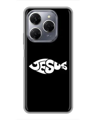 Чохол для TECNO Spark 20 Pro з картинкою «Риба Jesus» Чохол для TECNO Spark 20 Pro з картинкою «Риба Jesus»