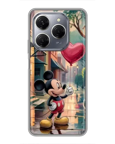 Чехол для TECNO Spark 20 Pro с картинкой «Микки и шарик-сердце» Чехол для TECNO Spark 20 Pro с картинкой «Микки и шарик-сердце»