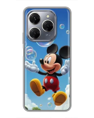 Чехол для TECNO Spark 20 Pro с картинкой «Mickey и мыльные пузыри» Чехол для TECNO Spark 20 Pro с картинкой «Mickey и мыльные пузыри»